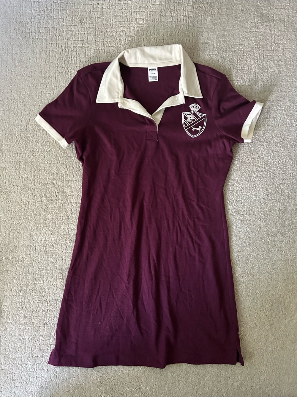 Victoria’s Secret PINK preppy polo rugby dress fall medium